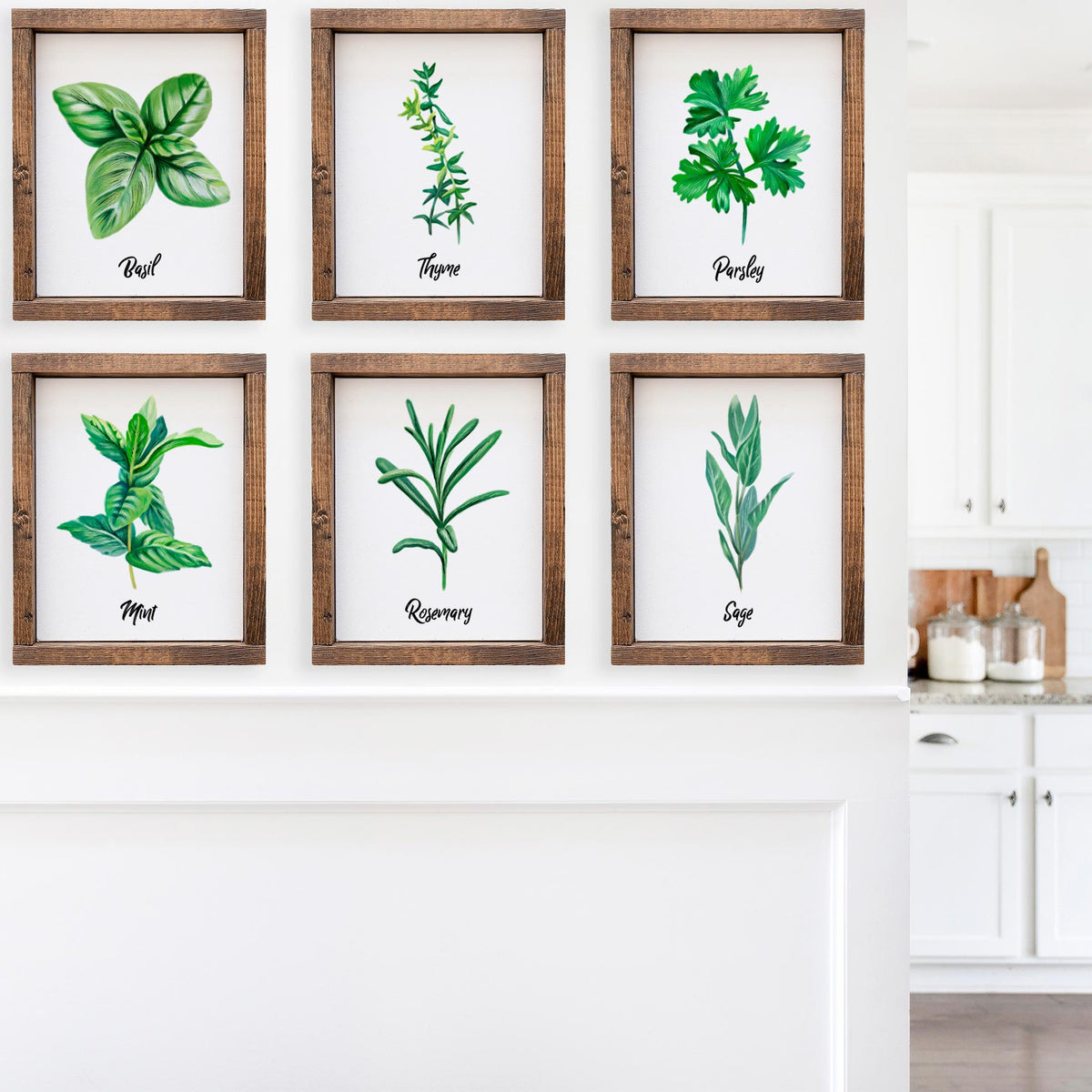 Kitchen Herbs Prints Set – Stellar Villa