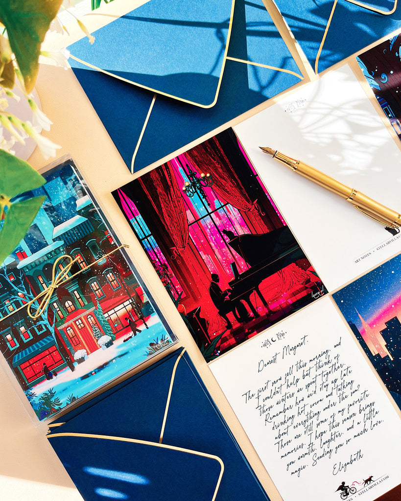Art Notes - Winter Collection (Set of 10)