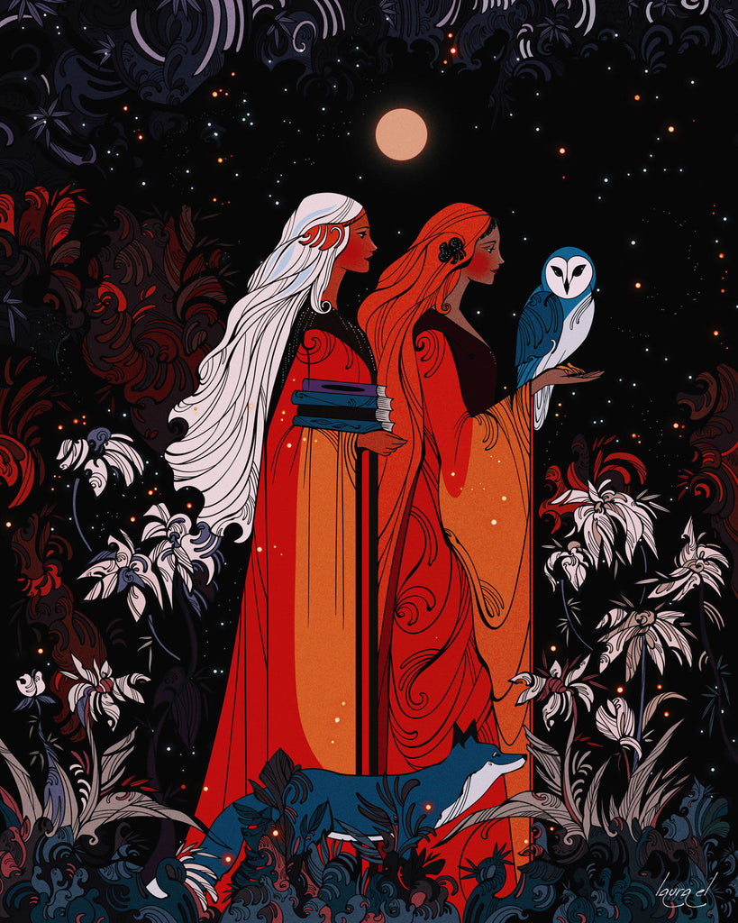 Goddesses of the Harvest Art Print