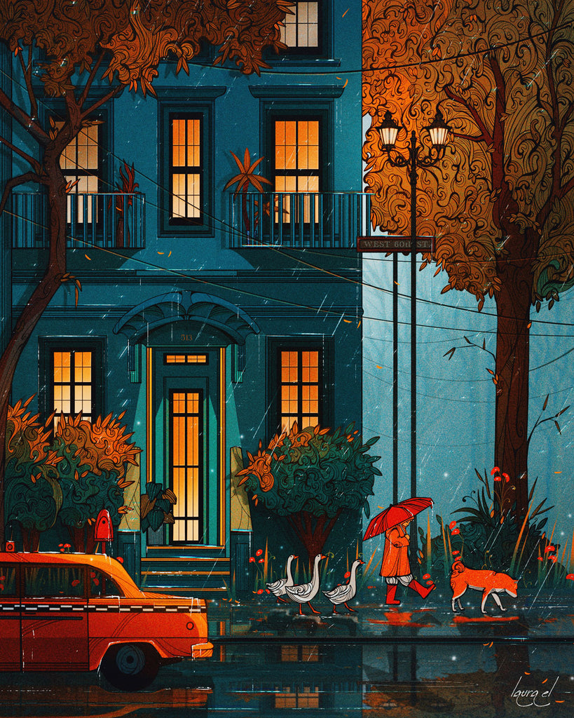 Party of Five Art Print