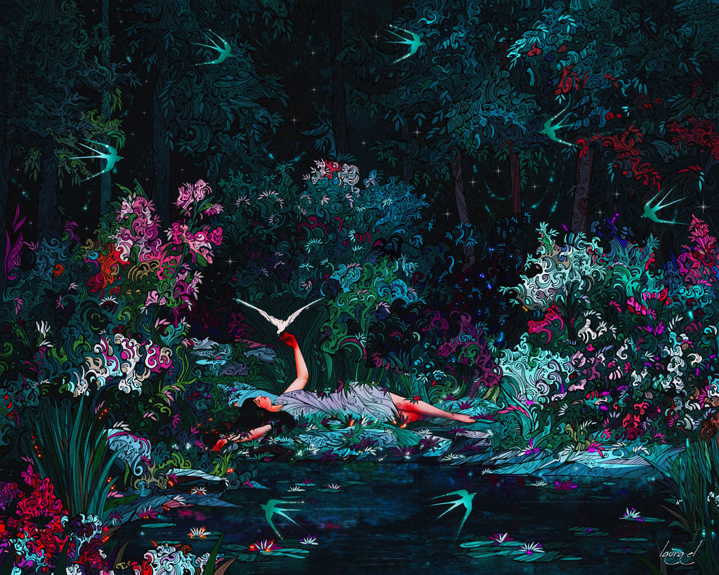 Persephone's Garden Art Print