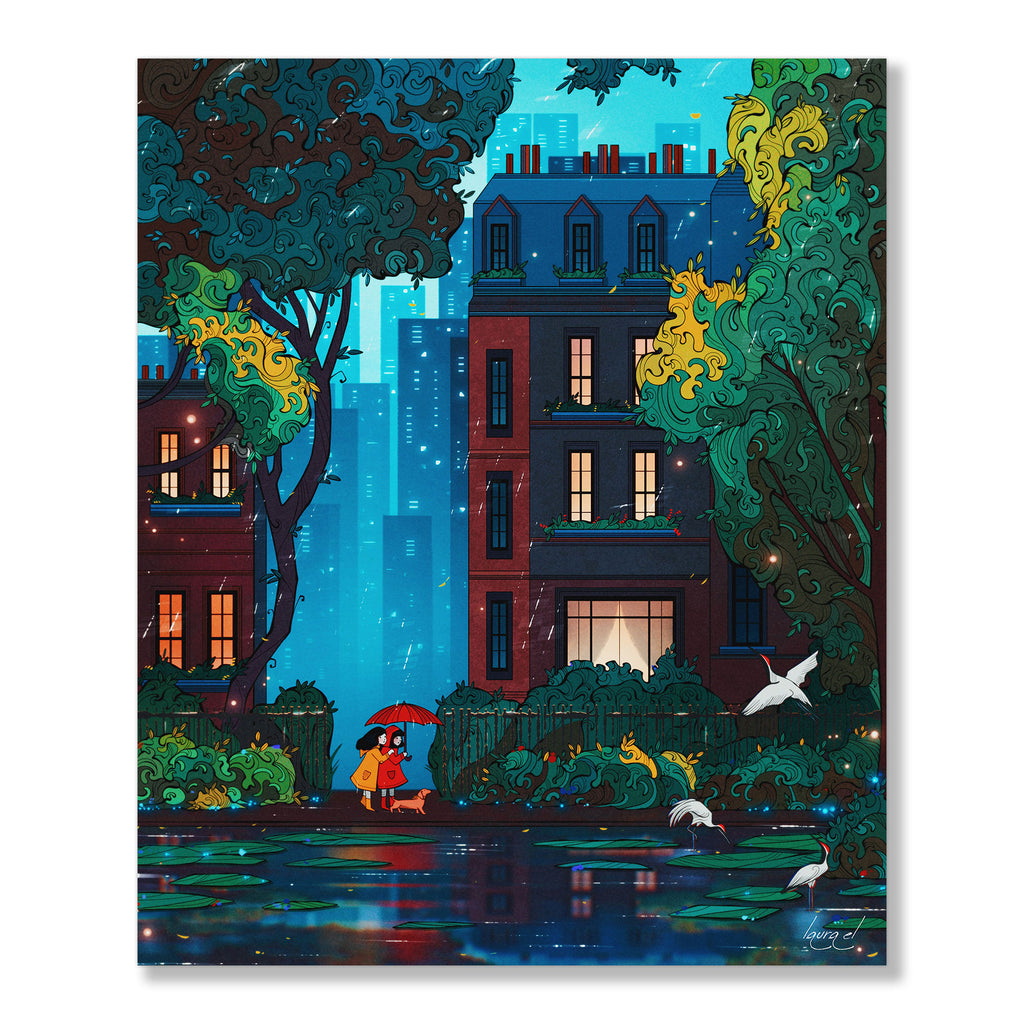 Lily Pad Lane Art Print