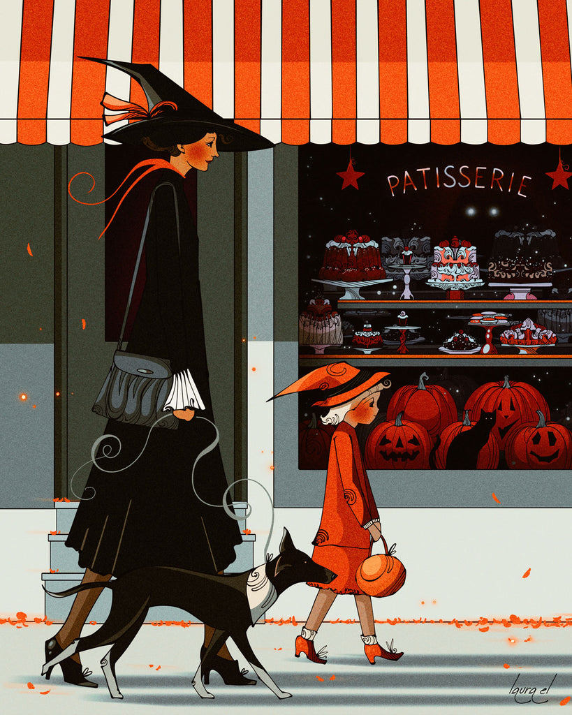 The Patisserie Art Print