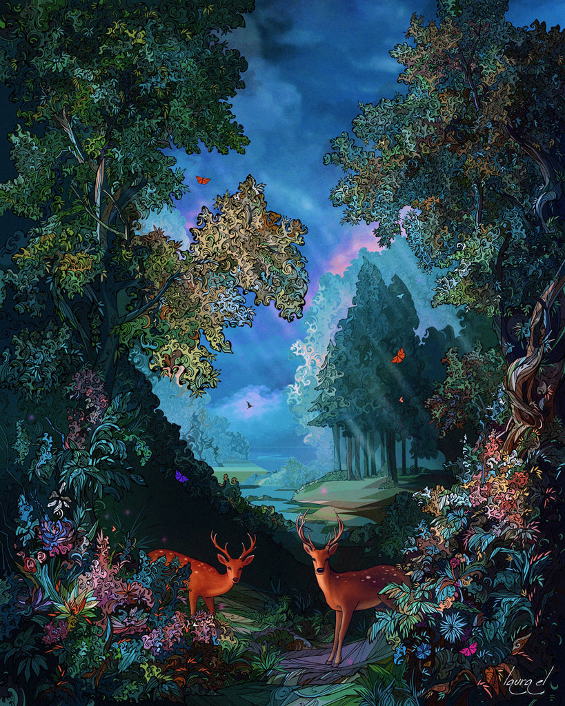 The Sacred Grove Art Print