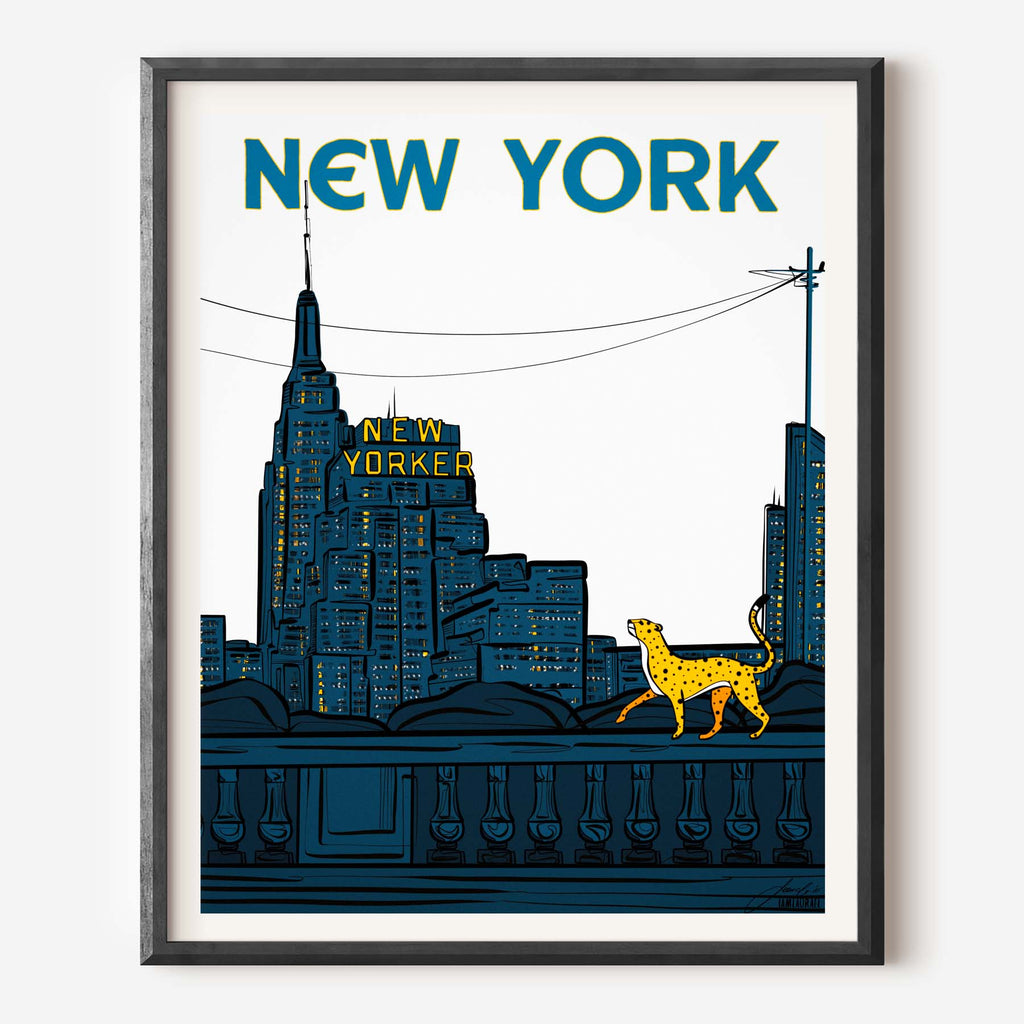 New York New York Travel Poster Art Print