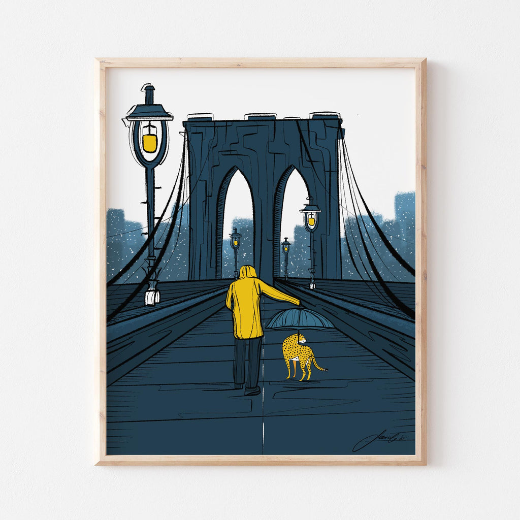 Bridge to Manhattan Art Print
