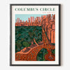columbus circle manhattan nyc poster