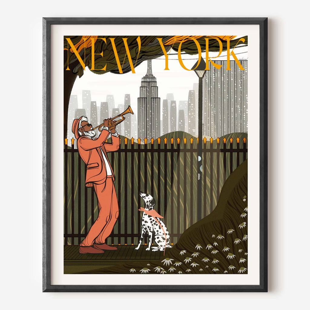 New York Empire State Building Travel Poster