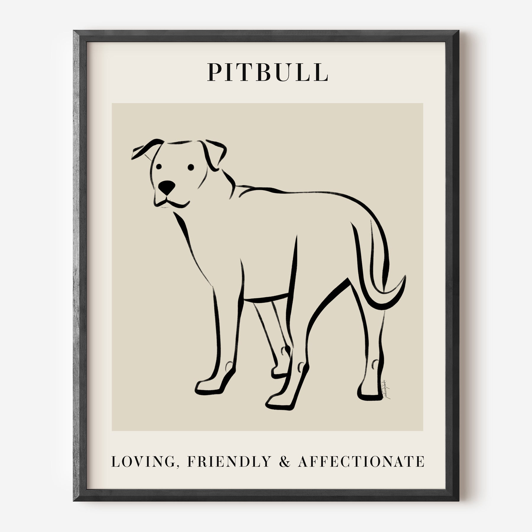 絵画 PITBULL  27x51cm fposter,x_small,wall_texture,