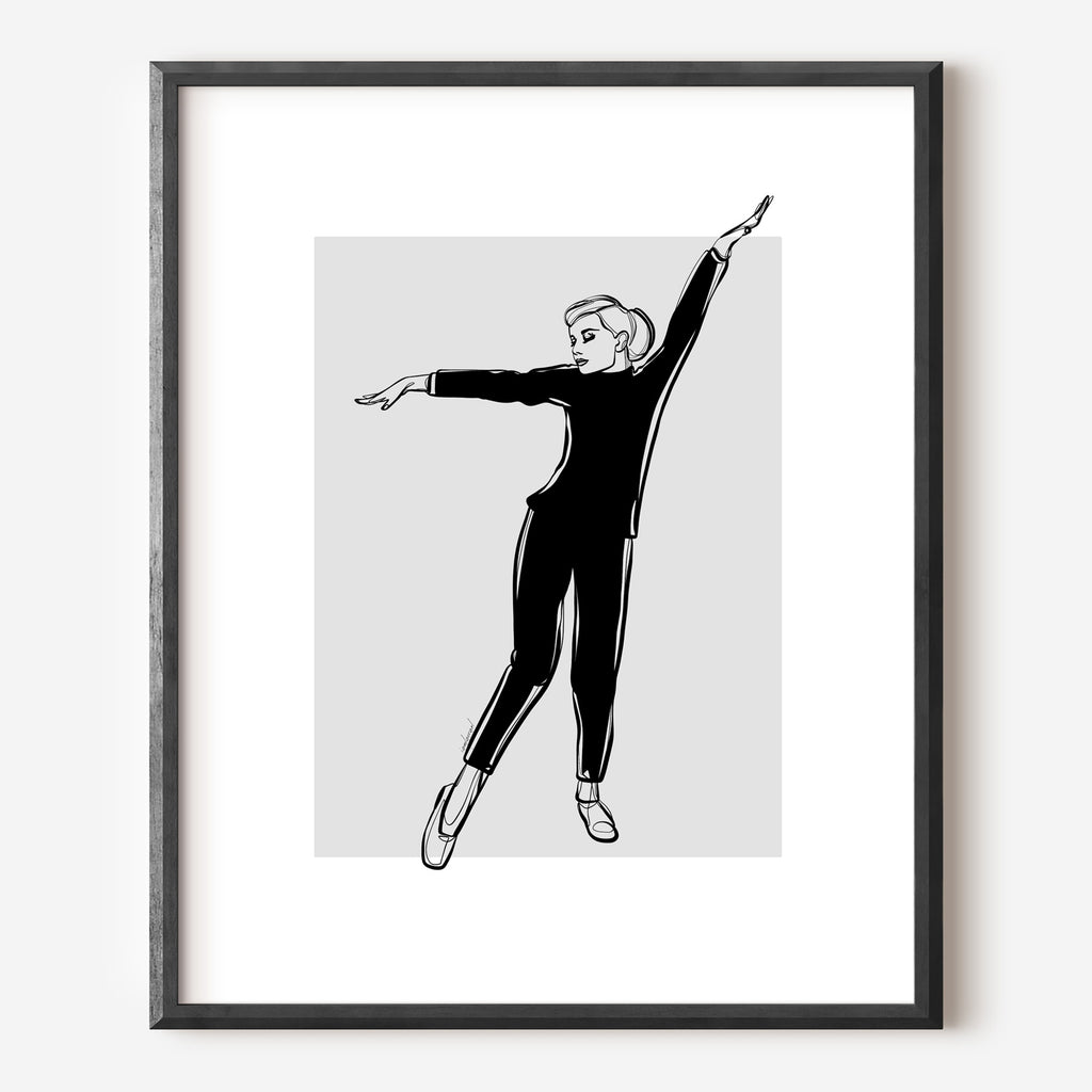 Dancer Strikes a Pose Print No. 2