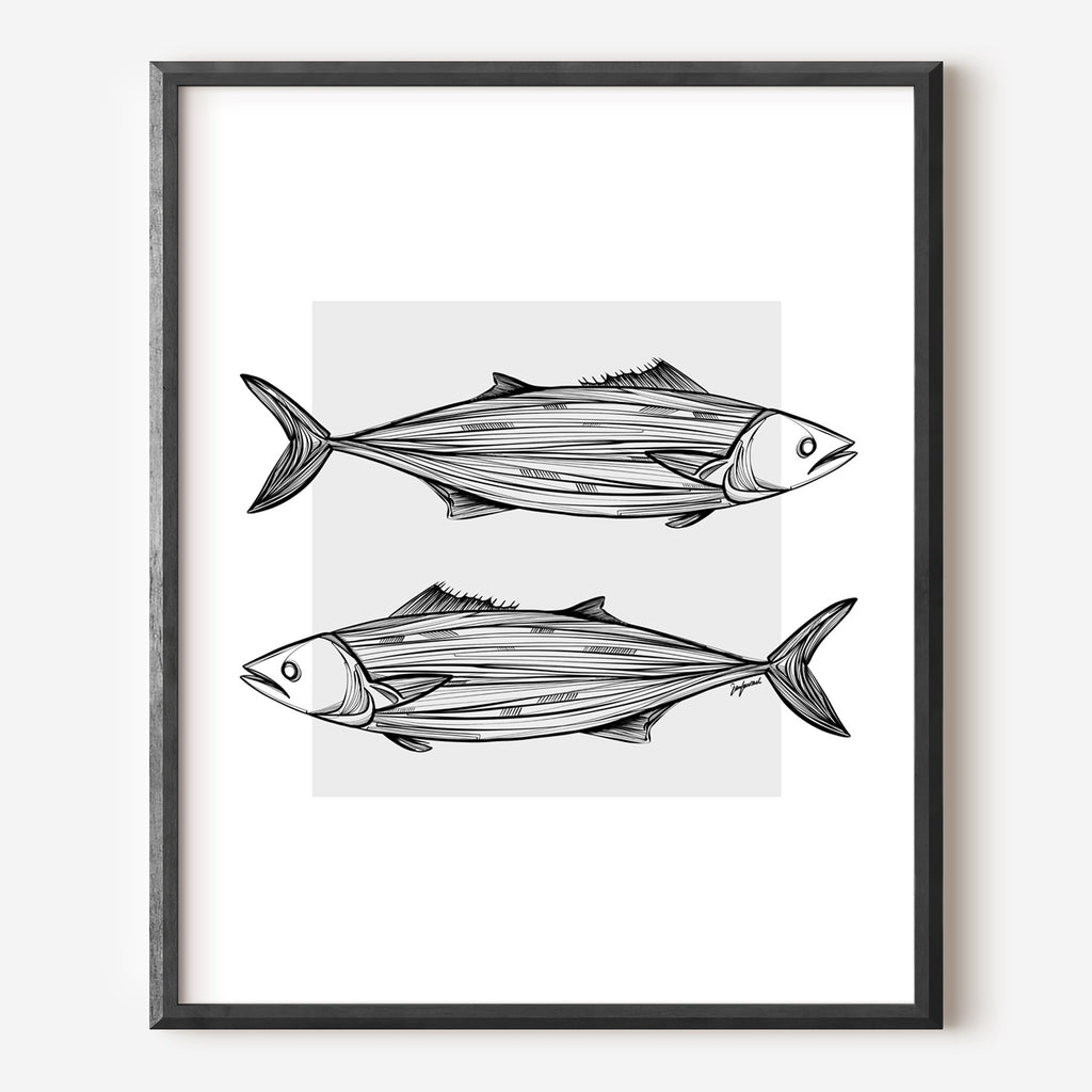 Tuna Fish Print